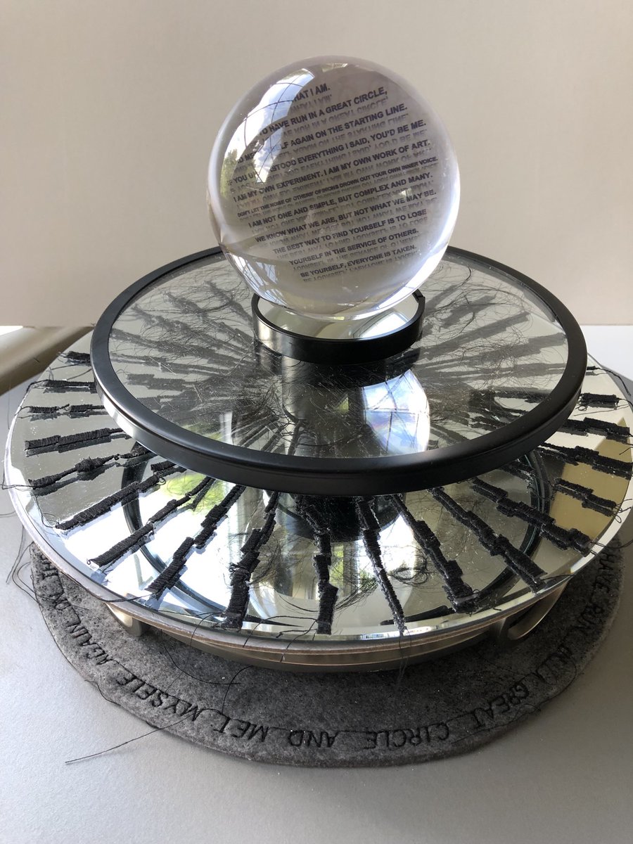 PereraSumi's tweet photo. EYE[I] AM WHAT EYE[I] AM #stitch #selfportrait #irisrecognition #dentalrecords #thumbprint at ESSENCE ⁦@62Group⁩ #international #textile #art #craft #62group @60 #anniversary ⁦@knitnstitchshow⁩ ⁦@Yourallypally⁩ till 9/10 Sun #quotes #hybrid #print #paper #artist https://t.co/4dfqLO4sxT