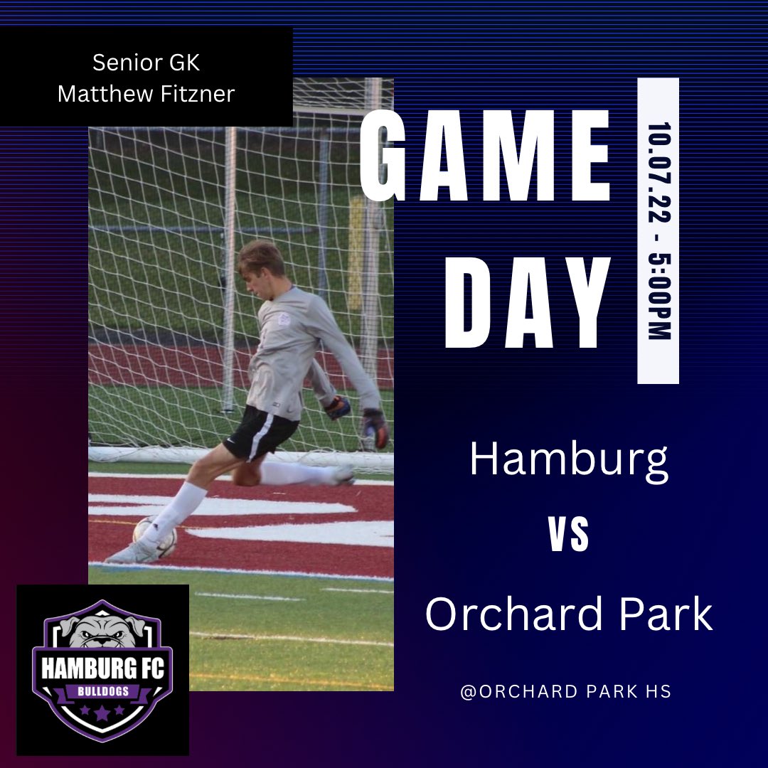 Hamburg_Soccer's tweet photo. Game Day
Hamburg FC vs. Orchard Park
10/07/22 | @ 5:00 PM
📍Orchard Park HS https://t.co/GTnHOv4xTS
