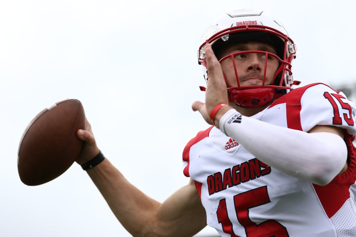 #MSUMDragons true freshman quarterback Jack Strand showing poise, 'crazy' arm talent for MSUM offense #NSIC <a href="/inforum/">InForum</a> inforum.com/sports/college…