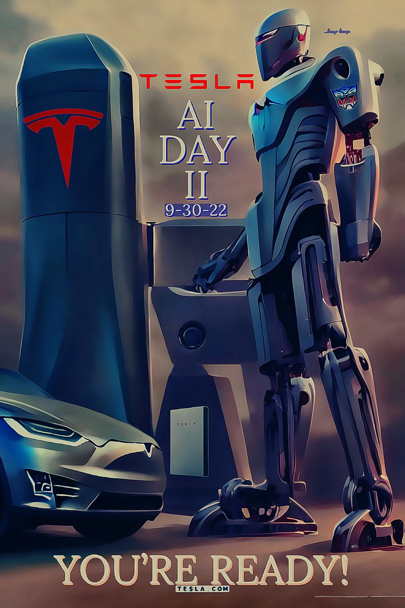TeslaDarth's tweet photo. @elonmusk @Tesla @tesla #TeslaAIDay2
#Tesla
#RosieBot
#TeslaRosie ๐น๐โค๏ธ https://t.co/4pxUBz5Tht
