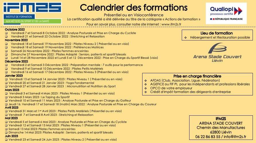 IFM2S's tweet photo. Formation Professionnelle Continue https://t.co/pcBy4VLW9R @ArenaLievin @sebtrinel https://t.co/eLrAKU86xs