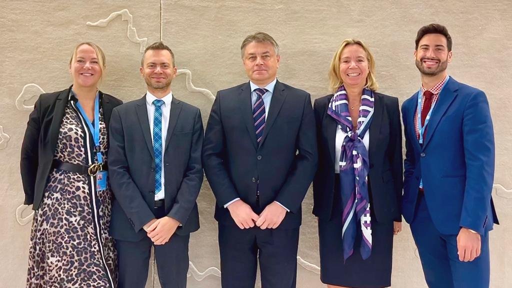 CZMissionGeneva's tweet photo. The 51 Session of the @UN_HRC ends today.

It has been an honour to participate both as a Council's Member and the EU Presidency.

All in all, 10 national statements, 25 EU statements and 42 initiatives.

More about our #HRC51 work ➡️https://t.co/jKi5k2nlFP https://t.co/7n6OXOXFSN