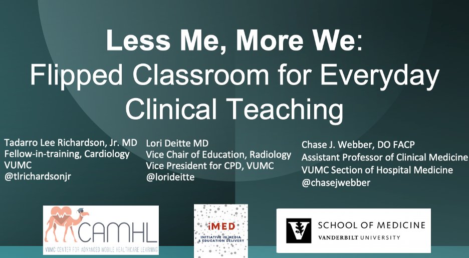 Thrilled to present our microlearning workshop today at #iMED2022 @BIDMC_Medicine @Harvard with @LoriDeitte and @tlrichardsonjr. Thanks to @AdamRodmanMD @ShreyaTrivediMD and the @iMedEducation team for the opportunity and for building a digital community of educators!