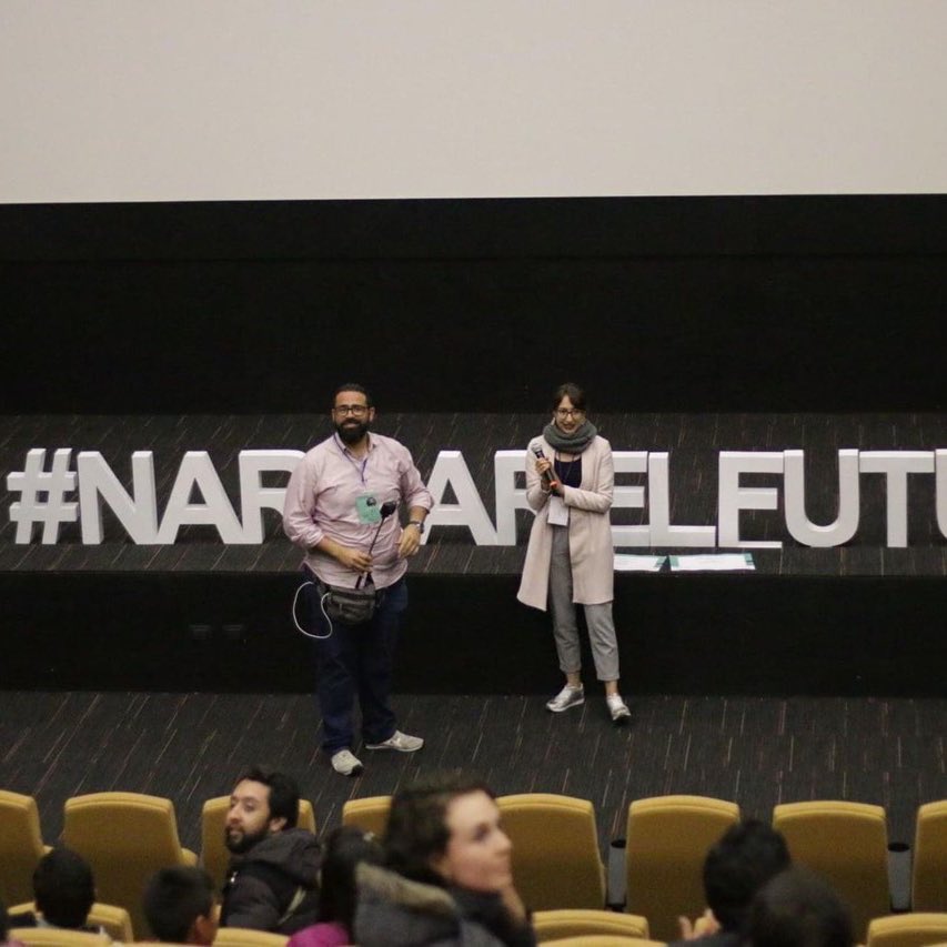 narrarelfuturo's tweet photo. ¡Empezamos el viernes con toda! 🤩🤩 Hoy recibimos El Premio Especial Digital Jove 2022 "Visiones de Futuro".

Unos duros @Lysariaa y @alejandroangel. ¡Gracias @digital_jove!

Esto nos recarga mucho para nuestra 9na edición, que será del 8 al 12 de noviembre. https://t.co/5VX2aV1N1w