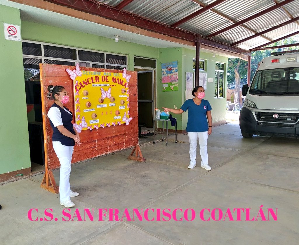Juris01_VC's tweet photo. Las unidades médicas de la #JSVC llevan a cabo actividades de promoción y prevención del #CáncerDeMama, donde se invita a la población femenina a realizarse la autoexploración y conocer los signos de alarma de este padecimiento. https://t.co/nHgZ4GqbxA
