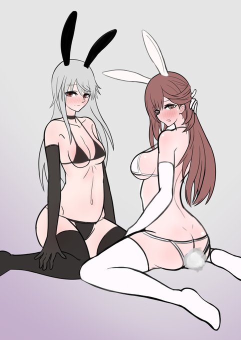 杏奈ちゃんだけ描くはずが気づけば結局メリーバニーを描いてしまっている 