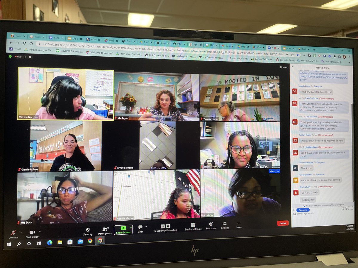 Our very first African American Parent Advisory Meeting is in the books! Thank you dedicated parents and staff for great ideas. Our future is bright! 🙌🏾 #AAPAC #GoLeopards #PBVUSD