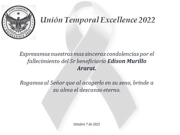 Recházanos el asesinato del líder social  Edison Murillo Ararat Q. E. P. D. Hechos ocurridos en Santander de Quilichao; nuestra solidaridad con su familia, la comunidad y amigos. ⁦<a href="/UNPColombia/">Unidad Nacional de Protección, UNP.</a>⁩