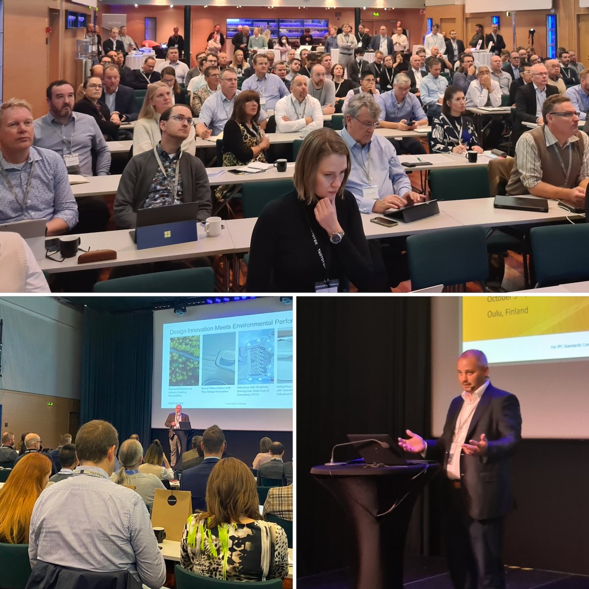 GlobalElecAssn's tweet photo. Kiitos to Tactotek and the iIMSE industry for the opportunity to present our #standards efforts for 3D #plastronics during IMSE Days in Oulu, Finland. #BuildElectronicsBetter #IPCEurope https://t.co/bPBmB4xPn2