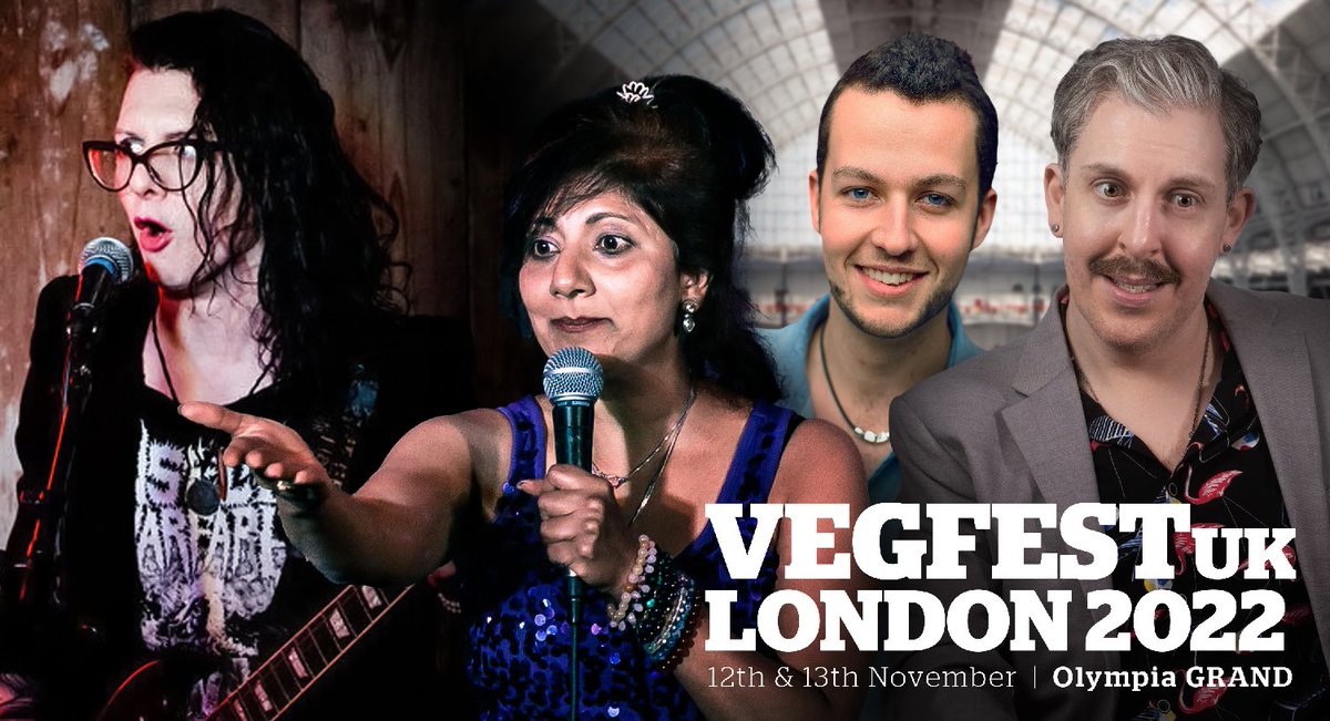 Rib-tickling afternoon of Comedy at <a href="/VegfestUK/">VegfestUK</a>  London 2022! <a href="/destructo9000/">Andrew O’Neill ♃</a> <a href="/CarlDonnelly/">Carl Donnelly</a> <a href="/Ishi2funny/">Ishi thefunny Khan</a> <a href="/DaveChawner/">Dave Chawner</a> 

'VegfestUK has hosted some top quality vegan comics over the years, and this year is no different.' READ MORE &gt;

london.vegfest.co.uk/2022/10/07/rib…
