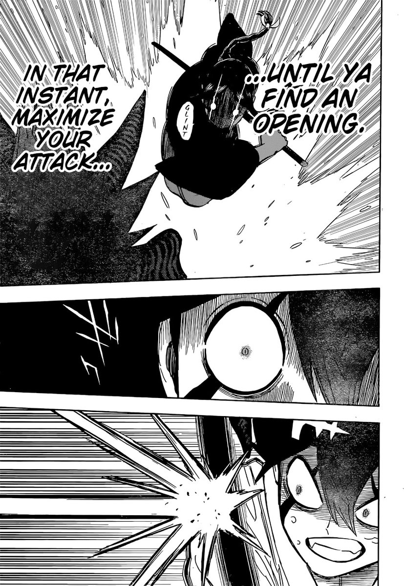 RubenGallar's tweet photo. #BlackCloverSpoilers #BC340
Ichika is insane 😁 https://t.co/P8EUU8QrwM