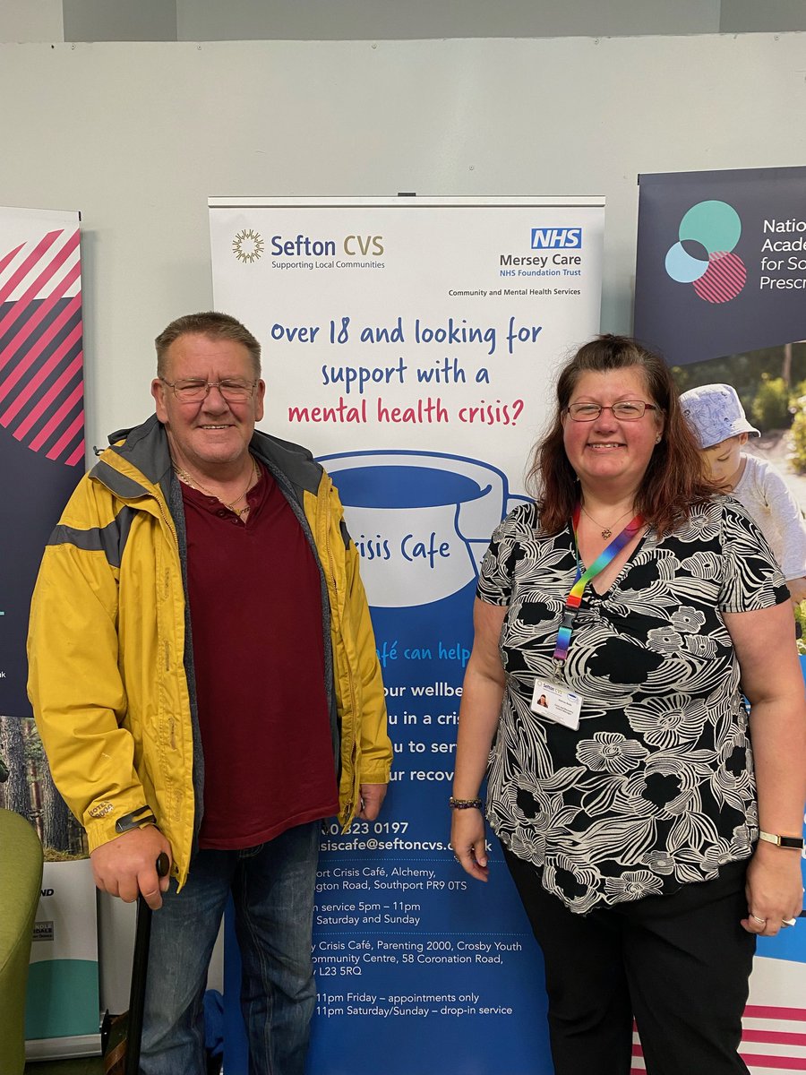 Amazing to hear our Crisis Cafe Volunteer Andy, who gave a very emotional, impactful and honest account of his story of living with physical pain combined with mental health illness. 
So inspiring. So proud. Still smiling.
#SeftonInMind <a href="/CrisisCafe/">Sefton Crisis Cafés (Crosby & Southport)</a>