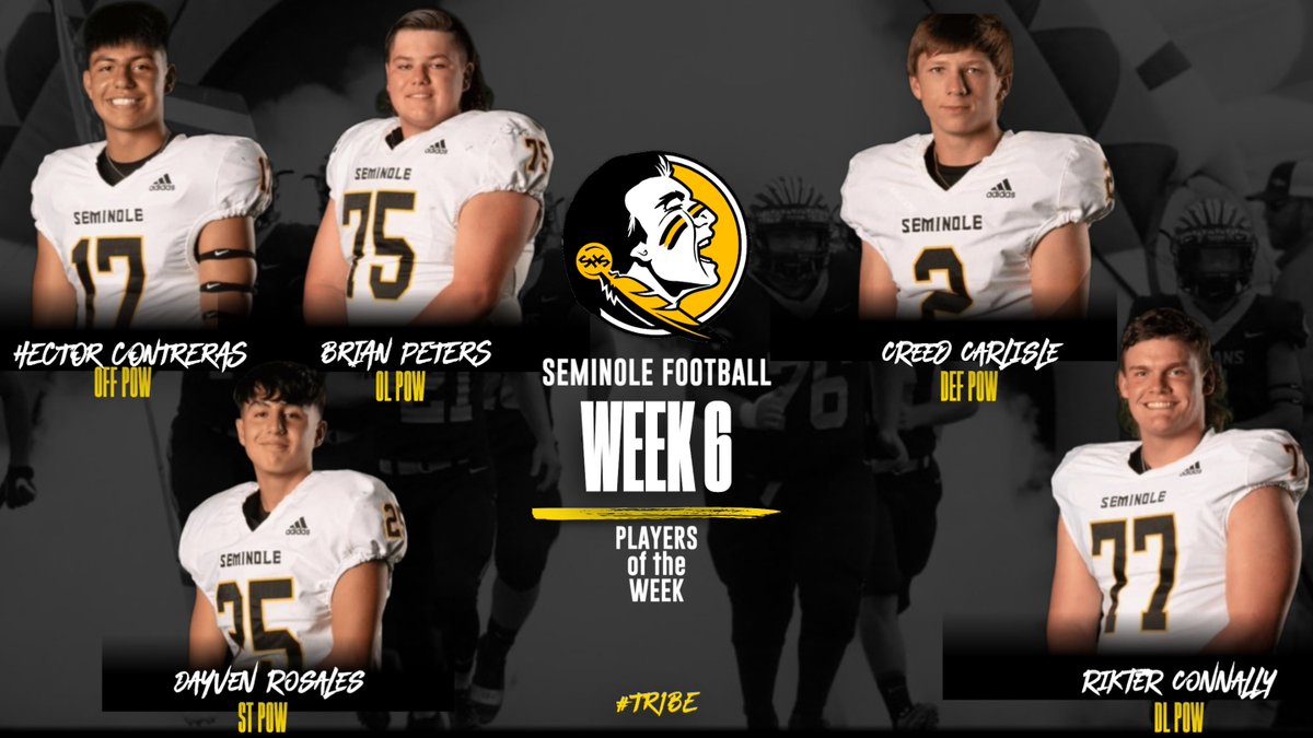 Week 6 Players of the Week

#TR1BE