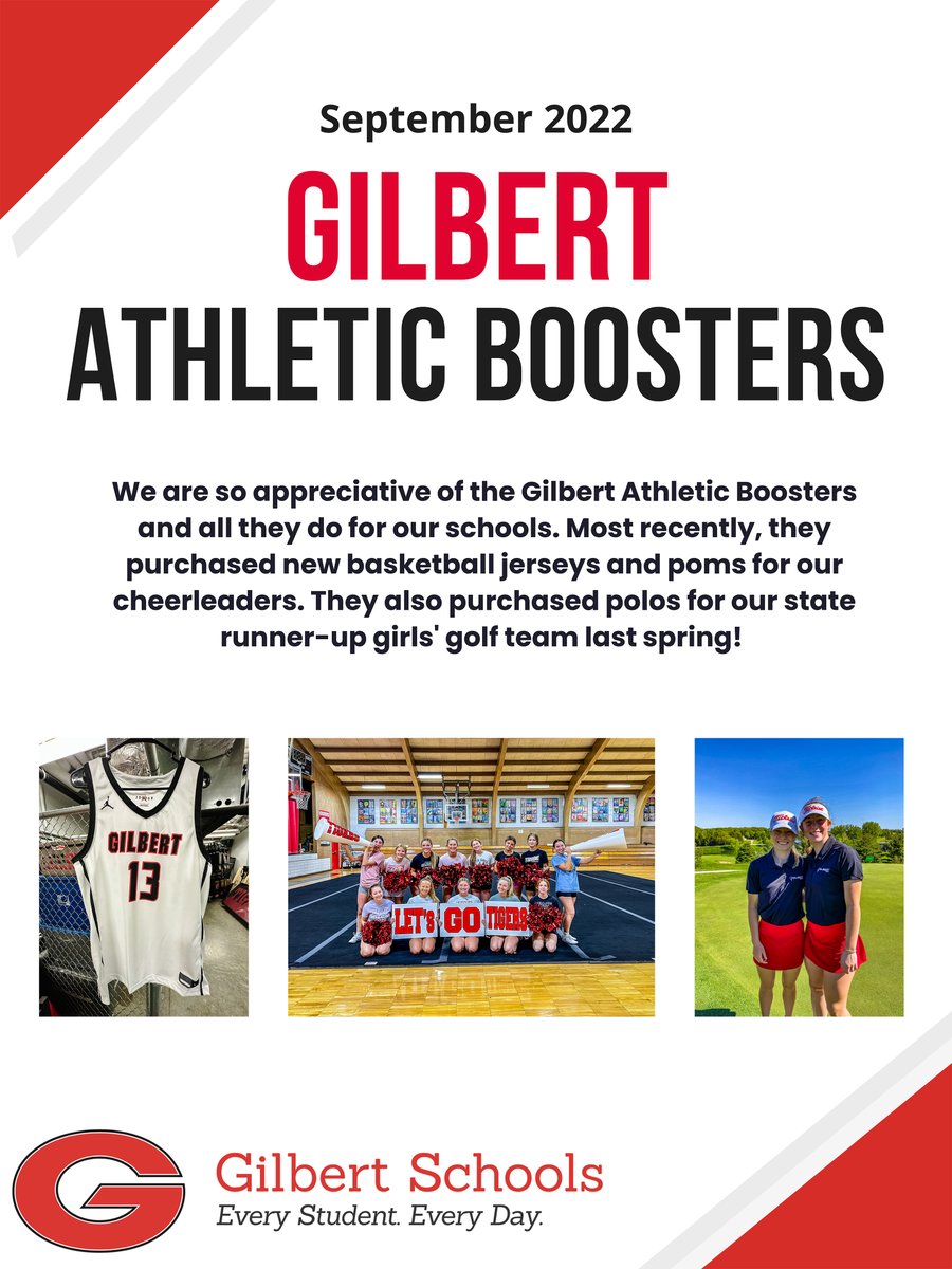 gilbert_schools's tweet image. Thank you to the Gilbert Athletic Boosters for their continued support of our student athletes! What you all do means so much to all of us at Gilbert. 
Here are a few of the most recent purchases made by the boosters. #GilbertPride #TigersTogether @GHSTIGERS_AD