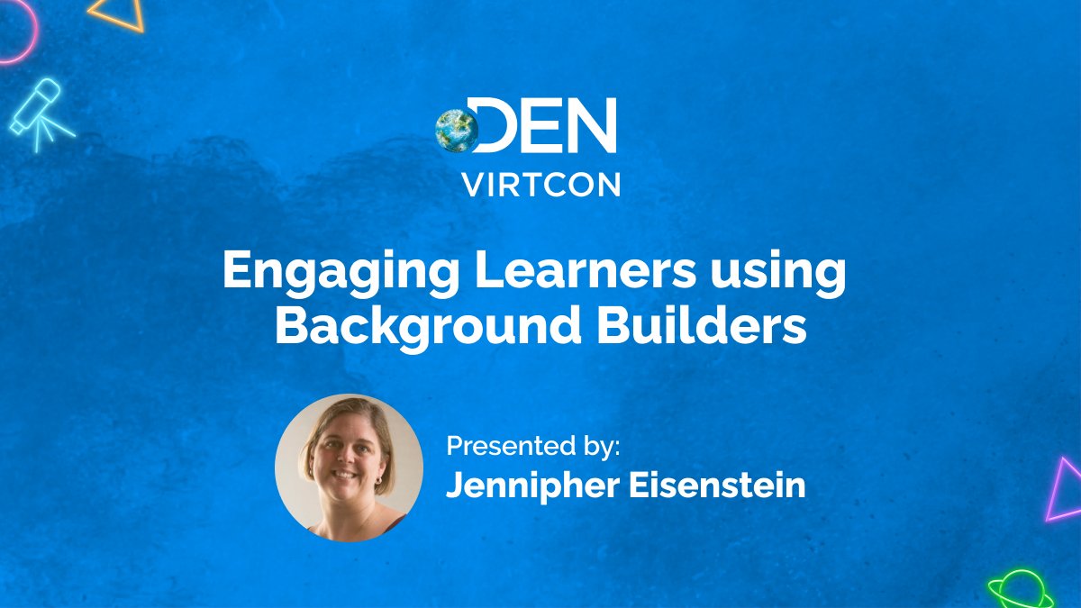 DiscoveryEd's tweet photo. 👀 Have you checked out our Background Builders? Join us at DEN #VirtCon on 10/11 and hear how @mijemorkysav uses them to reinforce learning for students! She’ll share how she modifies them to meet the needs of their learners! Register today: https://t.co/Juu1zHkydw https://t.co/q2UG8JBaL4