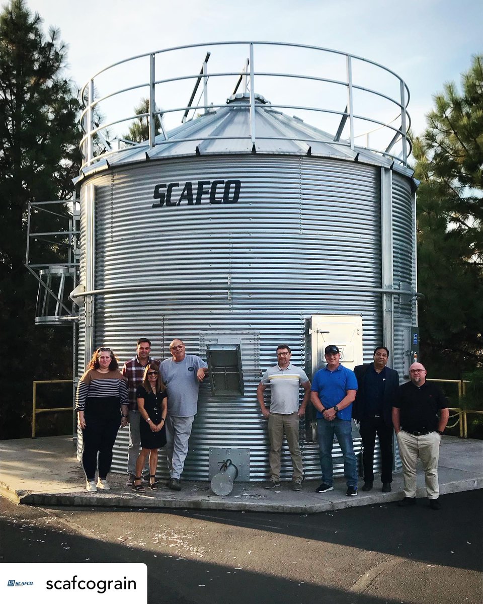 siouxsteel's tweet photo. We had a great time this week in #Spokane with our #ScafcoGrain team to discuss the #harvest season and brainstorm new innovations. π§ Weβre looking forward to another year of offering high quality, durable #grainstoragesolutions! πͺ
@SCAFCOGrain https://t.co/X6Ru3OGmN2