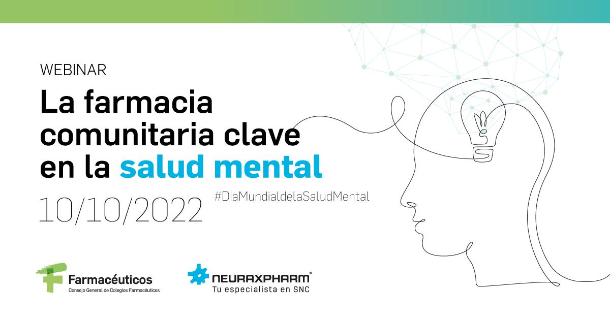 belengvll's tweet photo. Próximo webinar "La farmacia comunitaria clave en la salud mental".

📅 Lunes 10 de octubre.
⌚15.30 h.

📝Inscripciones ➡️ https://t.co/o6n9fh3gdn

Una iniciativa de @Farmaceuticos_ con el patrocinio de @Neuraxpharm_ES 

#FarmacéuticosFormación #SaludMental #Lumens https://t.co/FUhXM5cJrb