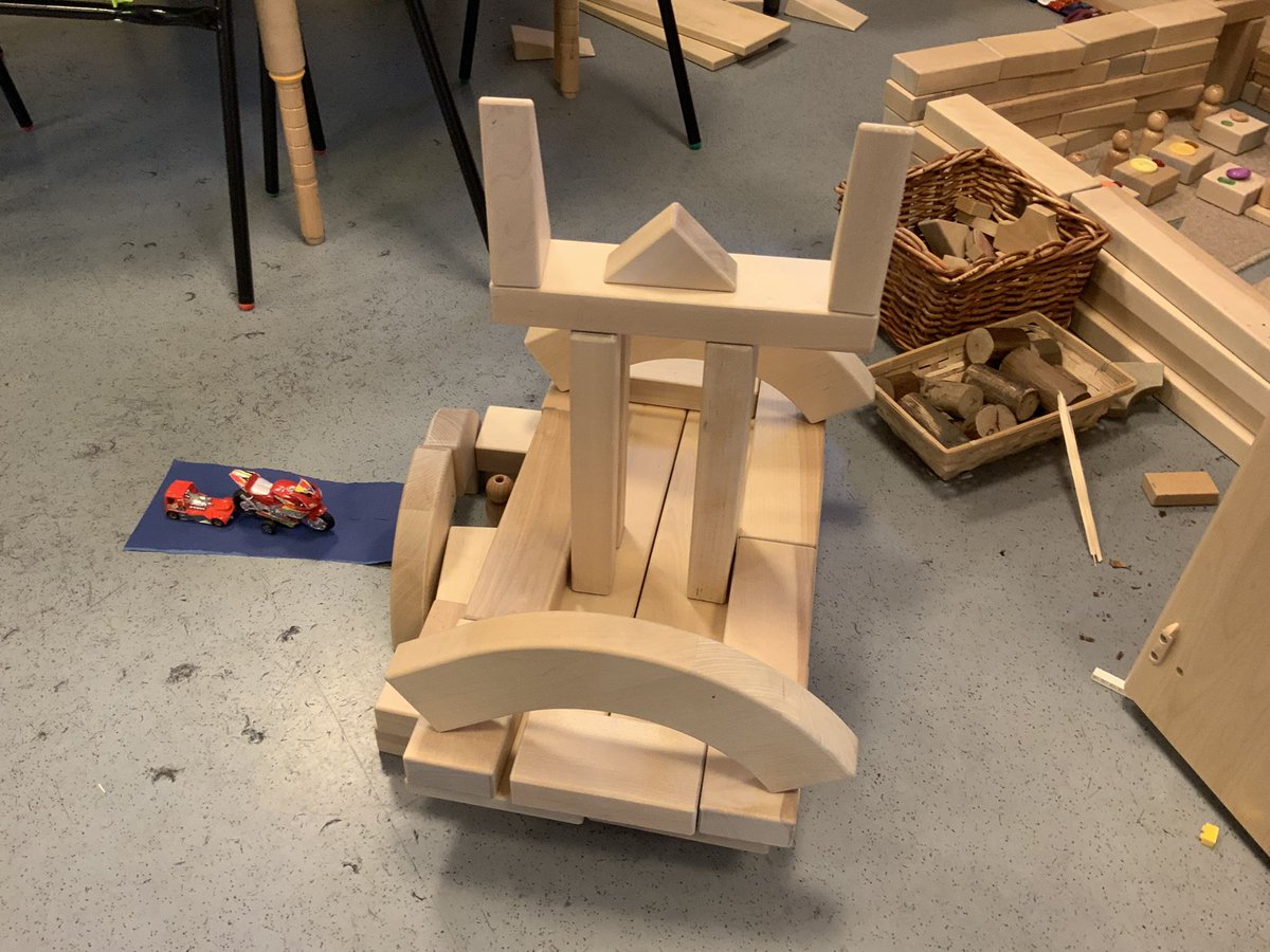 spseallan's tweet photo. Our school building and the inside of our classroom.  We love designing, creating and using our imaginations in our block play area.🧱@SofryddPrimary https://t.co/wCFGR9Mz5k