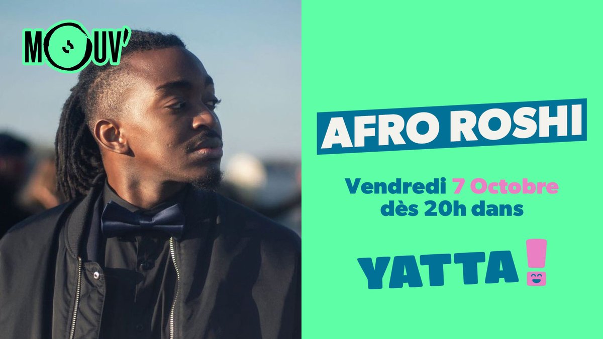 mouv's tweet photo. YATTA ! C'est ton émission #manga à suivre tous les vendredis dès 20h sur Twitch 🇯🇵😍

Cette semaine @afroroshi sera autour de toute l'équipe ! Pour regarder le live sur Twitch ⬇️
https://t.co/fX0VZA1gD9 https://t.co/w4Luboetv1