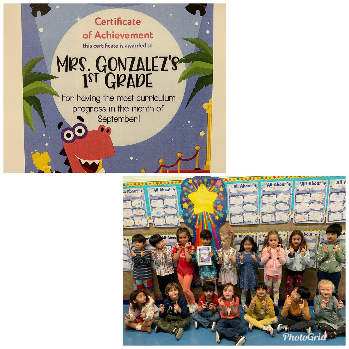 McginleyIsabel's tweet image. #WeeLoveMath! Congratulations to Mrs. Gonzalez’s first graders! Most active Math Stars for the month of September!! 🎉👏⭐️ ⁦@WeehawkenTSD⁩ ⁦@EricCrespoEDU⁩ ⁦@FAmato53⁩