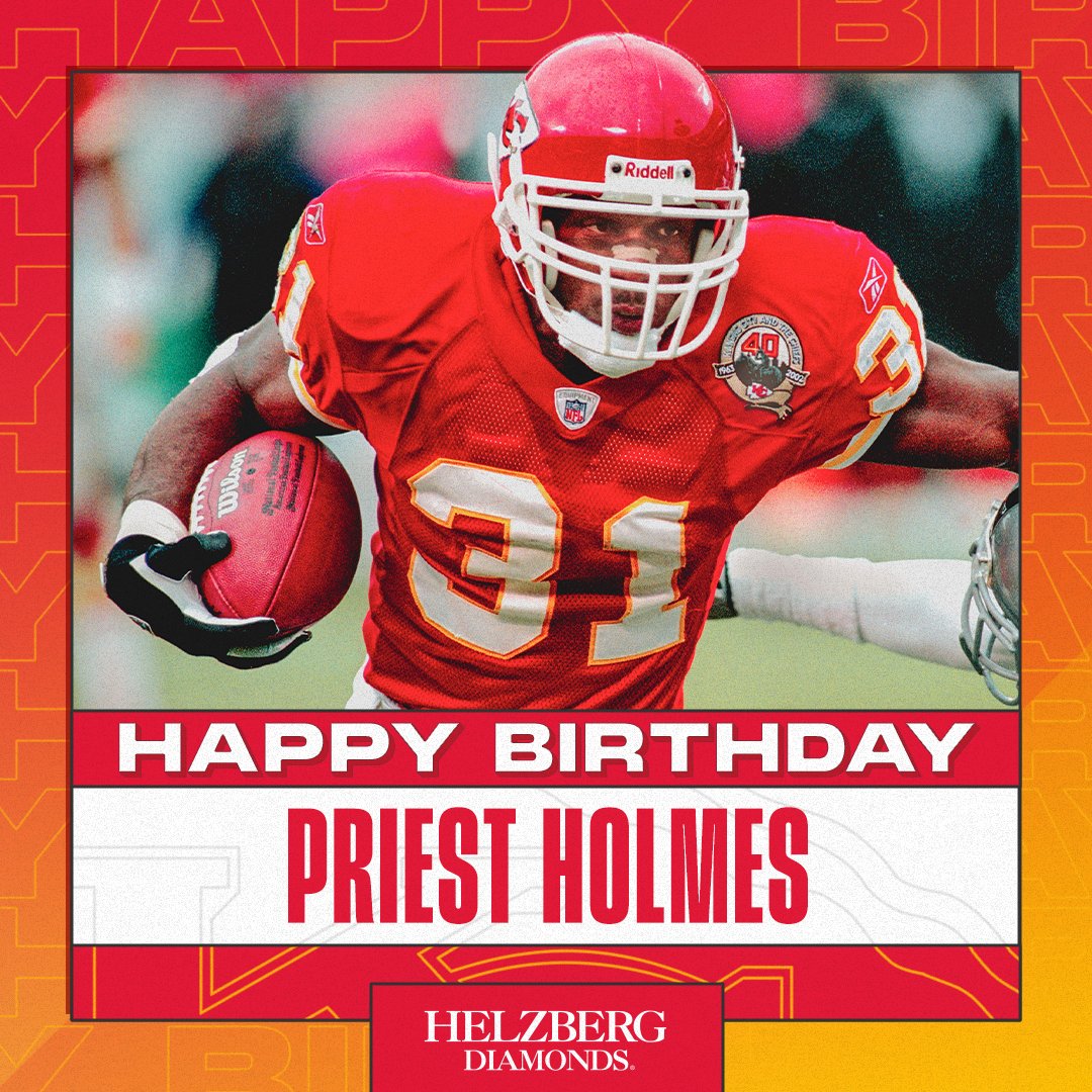 priest holmes jersey number