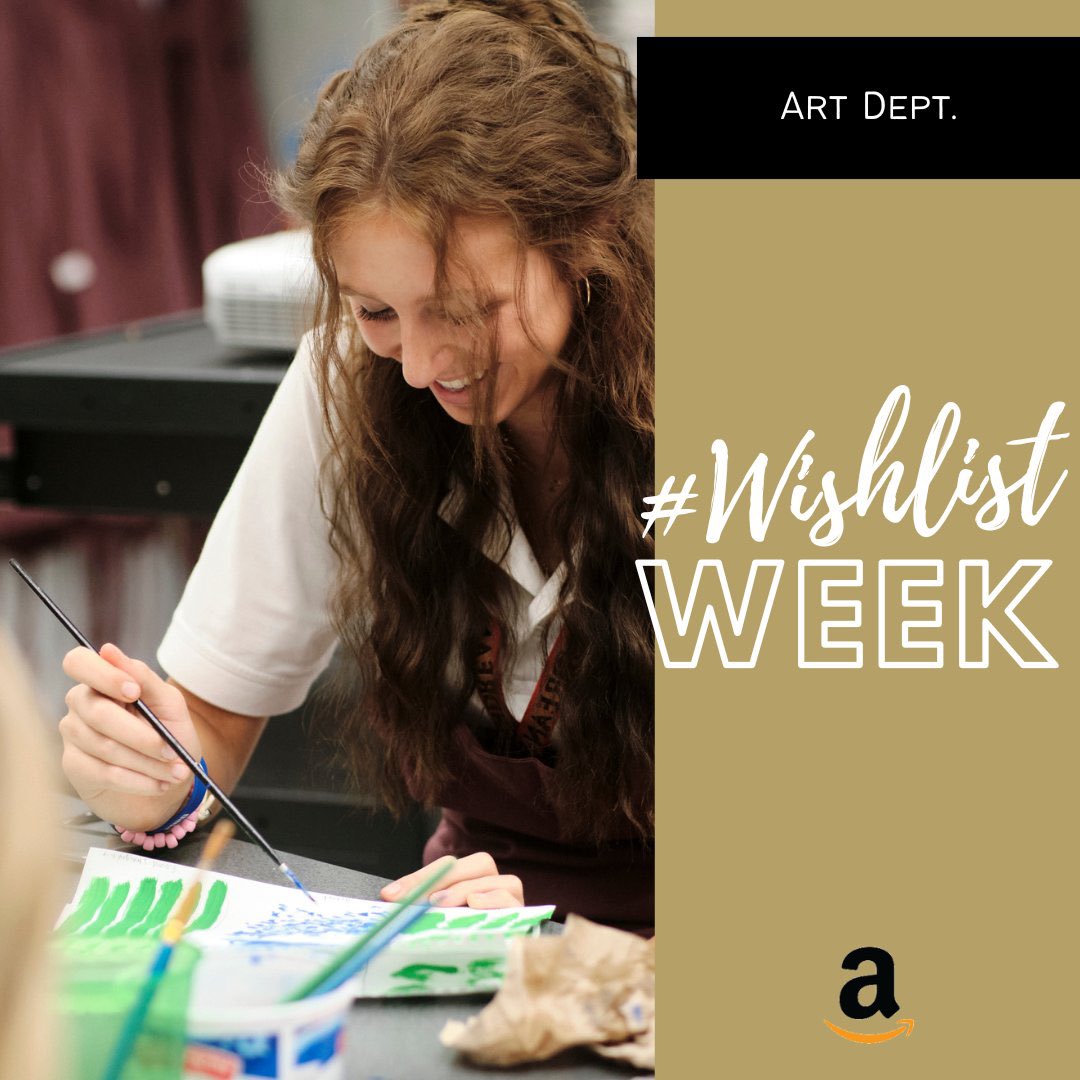 Support Andrean's Art Department! #WishlistWeek We are in need of construction paper, paint trays, clay, sketch pencils, etc. Any contribution would be greatly appreciated! 🙏 amazon.com/hz/wishlist/ls…