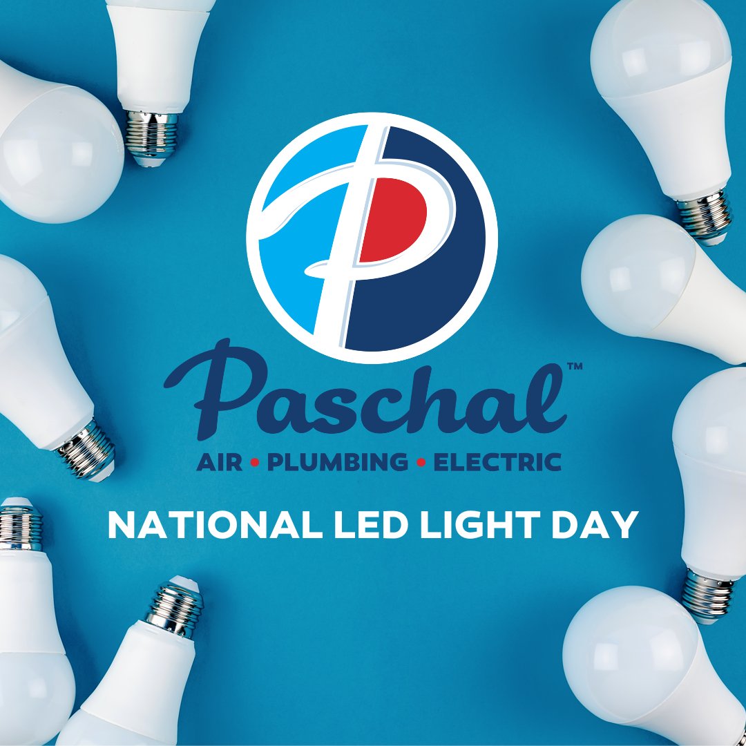 gopaschal's tweet photo. It's National LED Light Day! Did you know Paschal offers LED light conversion services? LED lights are energy efficient, saving you money on utilities. Read more about LEDs: https://t.co/R2SLII4k48.
#GoPaschal #ProfessionalPeople #ProffessionalService #NationalLEDLightDay https://t.co/c234Vy5uiO