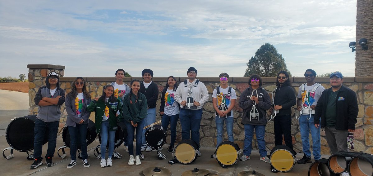 SISD_HS's tweet photo. Huge shout out to our Montwood Drumline for coming out to support the SISD Foundation Golf tourney #TeamSISD #Excellence #earnyour horns @MontwoodB @SISD_FineArts https://t.co/BVzvfoAuLG