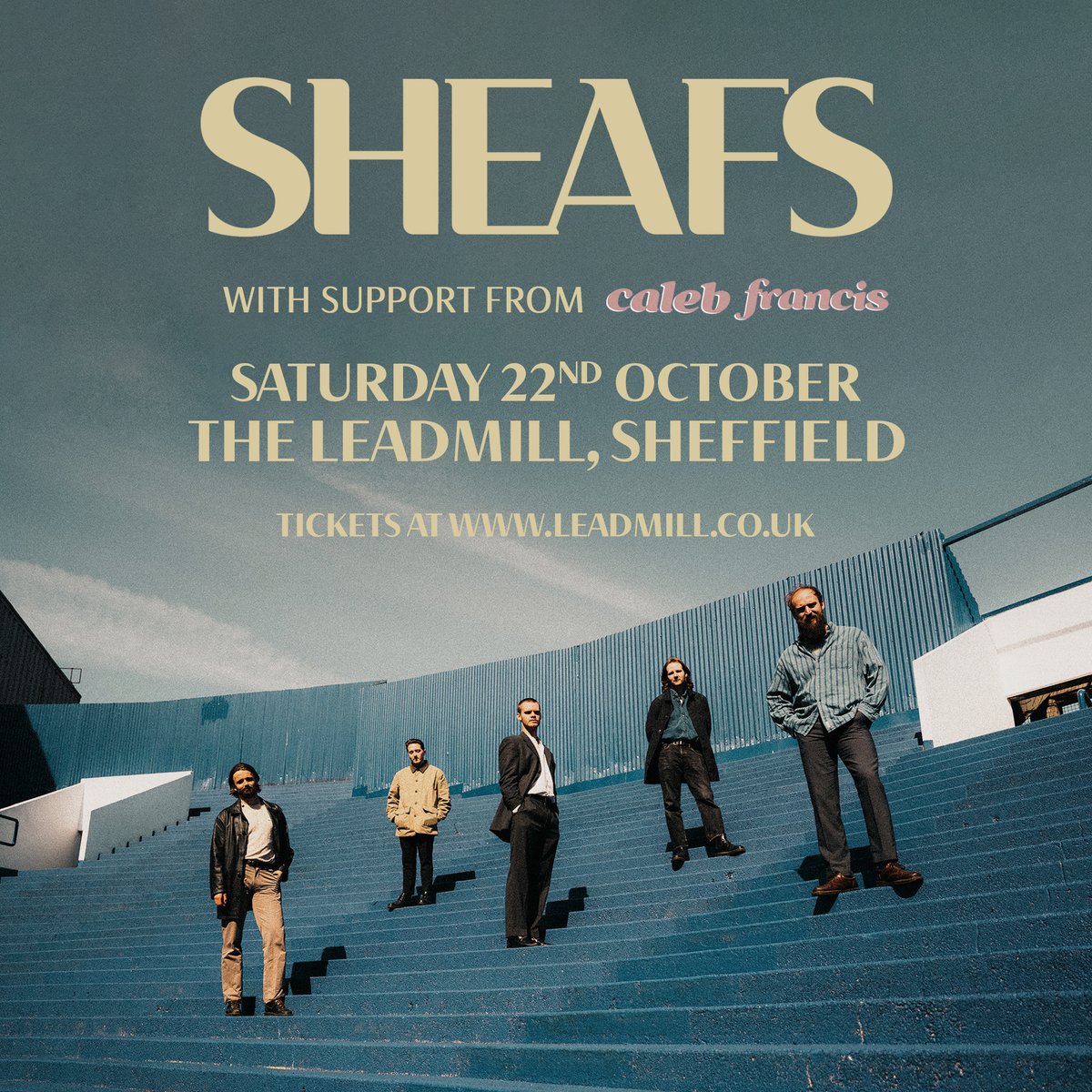Exactly 10 tickets left on our website for the hugely anticipated @sheafsband headline show later this month 🔥 Don't say we didn't warn you, final tickets available here > bit.ly/SHEAFSLM