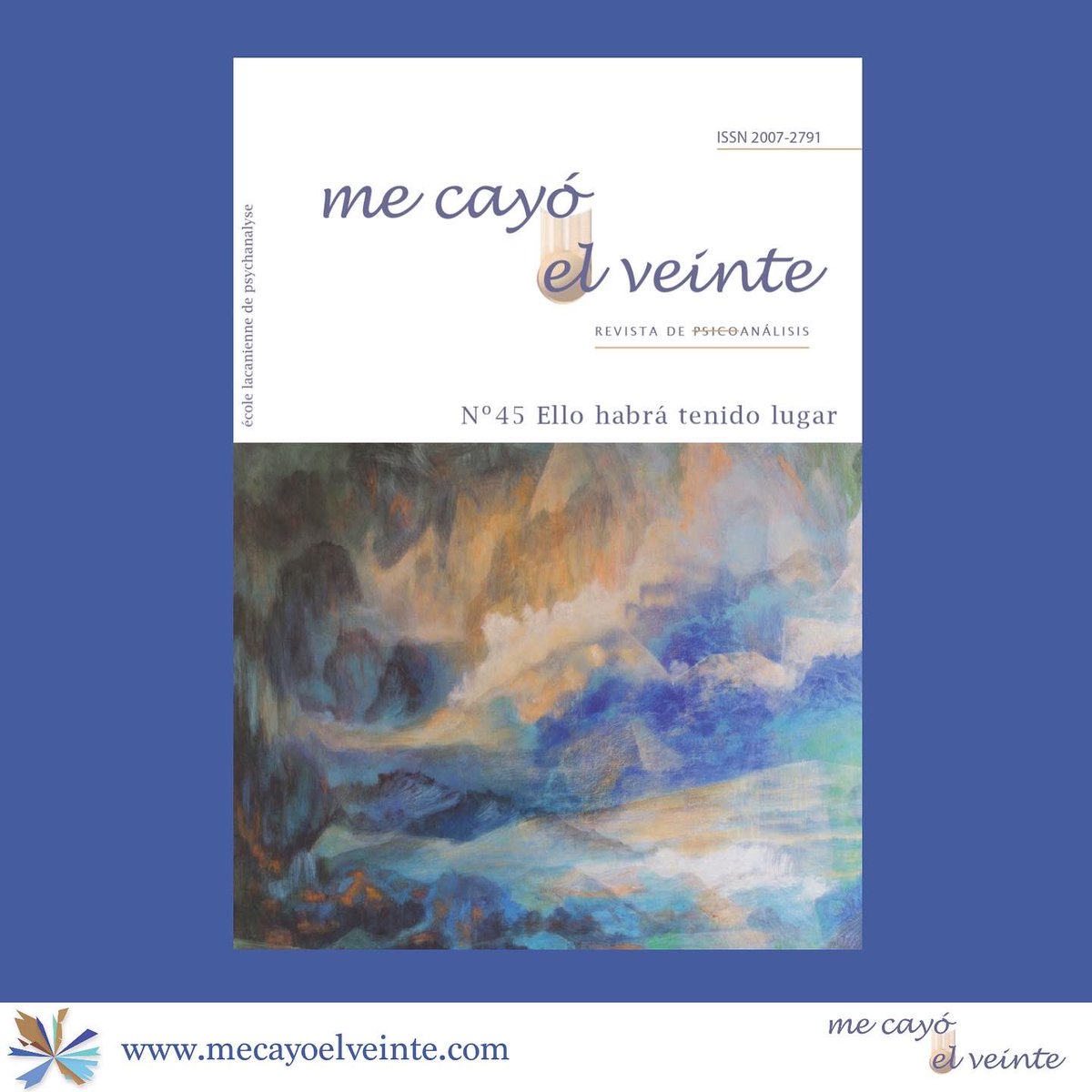 mecayoelveinte's tweet photo. ¡Ya salió a la venta! 
Me cayó el veinte
Nº 45: Ello habrá tenido lugar 

Disponible en: 
https://t.co/Big6QFvJwN https://t.co/QhjelRPUwi