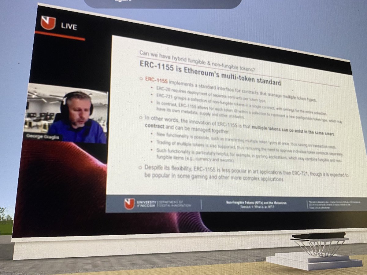 CAIA_KeithBlack's tweet photo. Excited to attend the world’s first #university course conducted entirely on chain and in the #metaverse. ⁦@unicmetaverse⁩ https://t.co/u5xO1sXAYF