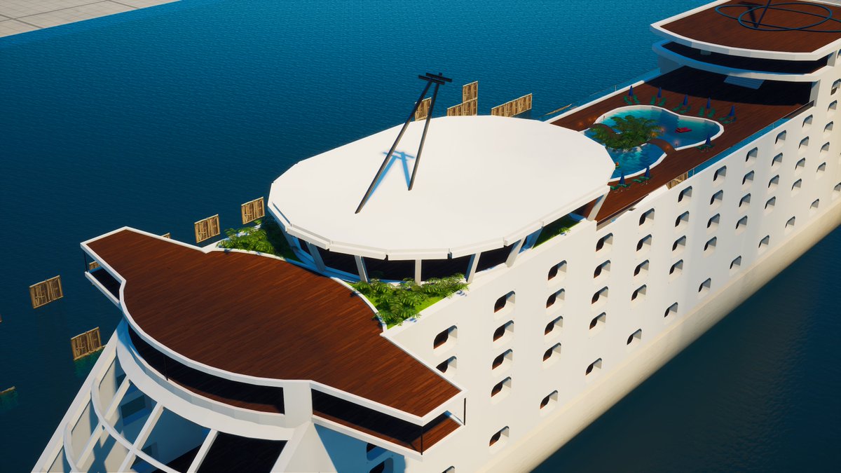magstekje's tweet photo. I've (finally) made some more progress on the cruise ship! 

#FortniteCreative #CreatedInFortnite #FortniteCreativeArt #FortniteParadise #FortniteChapter3Season4 #Fortnite

As always, let me know what you think! https://t.co/6fmphWrJTg