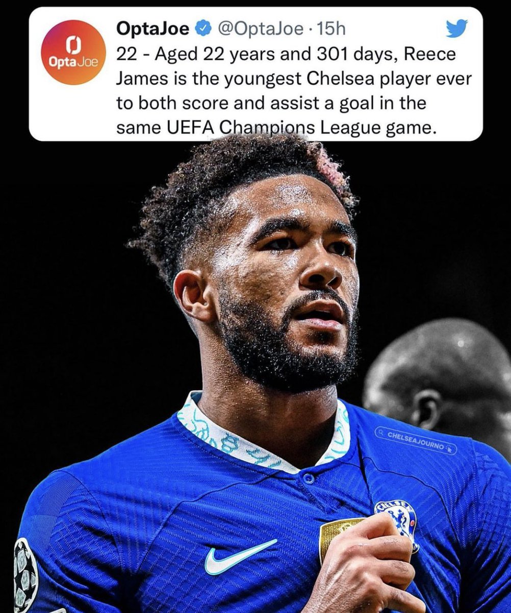 FrankKhalidUK's tweet photo. Reece James stat. https://t.co/AyYWeMvyvL