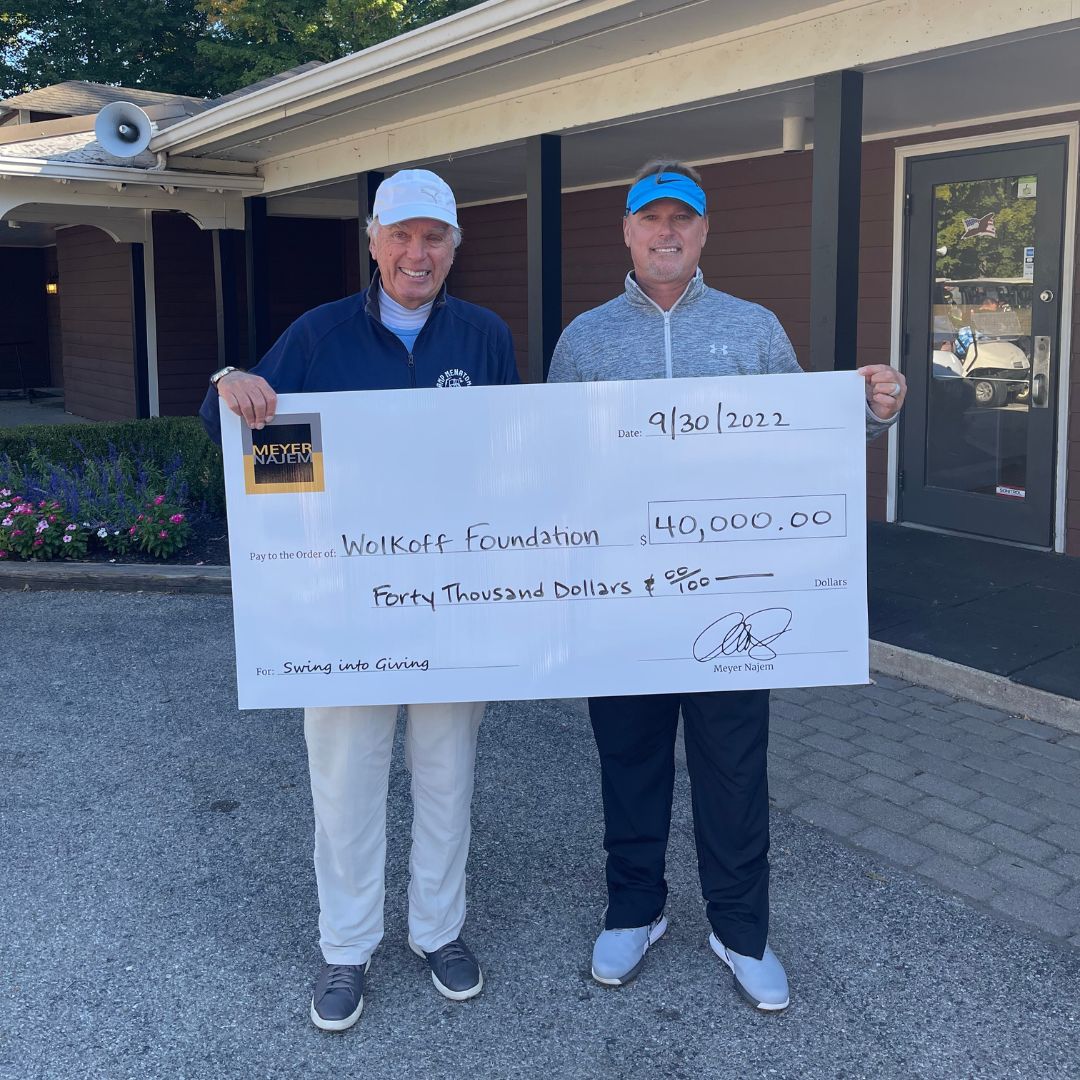 MeyerNajem's tweet photo. This year was the 15th annual Swing Into Giving charity golf outing. We are proud to announce that $40,000 was raised for the Wolkoff Foundation and $10,000 was raised for the St. Vincent Foundation. We want to give a huge thank you to everyone who participated.
#SwingIntoGiving https://t.co/RHQyT6rrRq