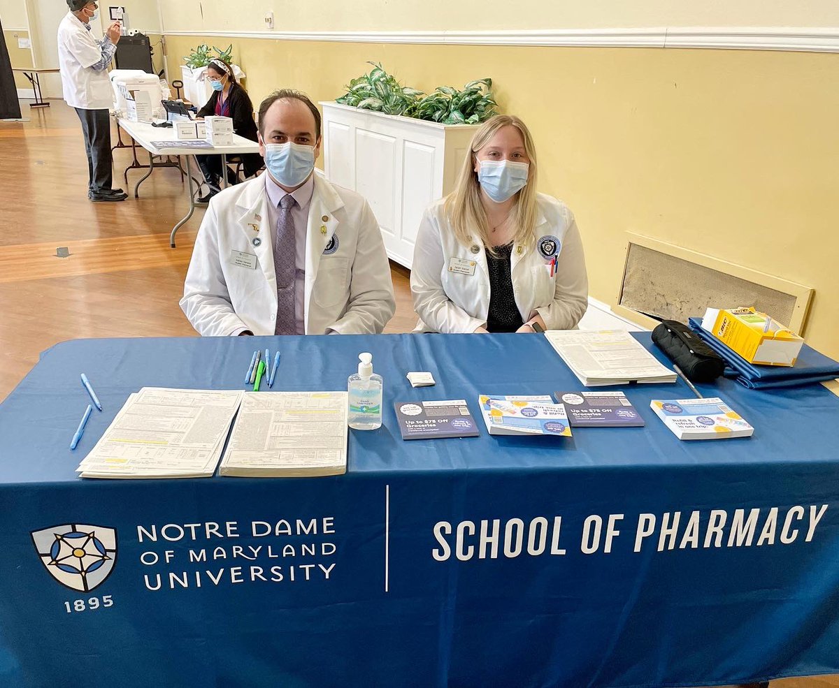 NotreDameofMD's tweet photo. We are so grateful to our School of Pharmacy faculty and students for organizing two Immunization Clinics on campus this week! Several vaccines, including the 2022-23 flu shot and the new Bivalent COVID-19 Booster, were offered to the NDMU community.
#NDMUProud | #NDMUTogether https://t.co/QpZJzTIfHZ