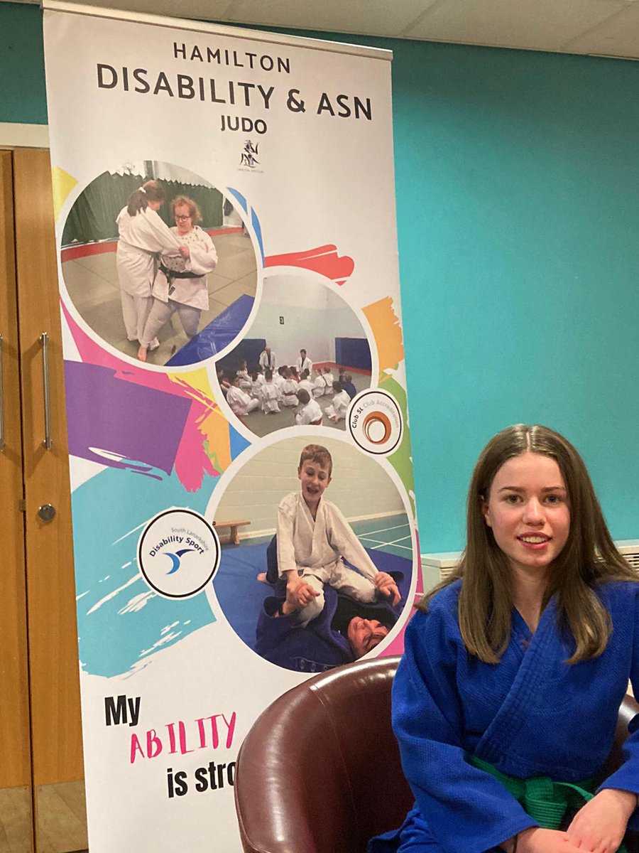 SLDS_tweets's tweet photo. For the conclusion of Women in Sport Week we are highlighting Amy Staunton who volunteers with Hamilton Judo Club. 
#SheCanSheWill https://t.co/5zAKbH9kx8