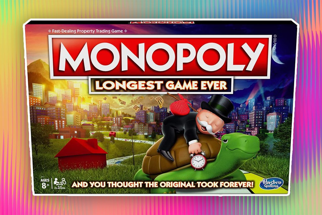 nypost's tweet photo. Monopoly's 'Longest Game Ever' edition is here — get it now https://t.co/rVtFwQruem https://t.co/2AaNFVrspi