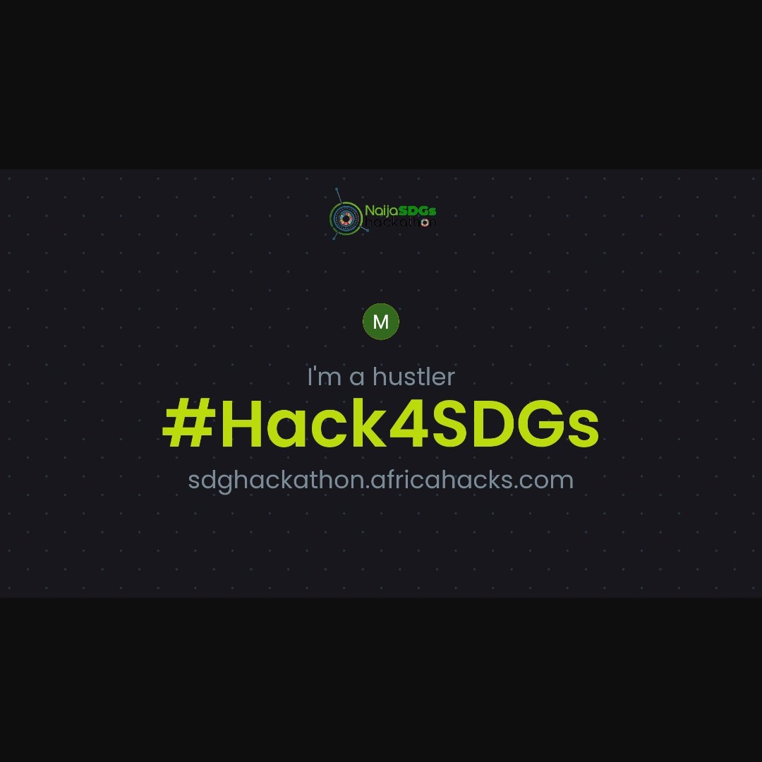 Mickey_3nergie's tweet photo. #Hack4SDGs, @africa_hacks, @naijasdgs_hacks, @FC4SLagos, @nigeriacic, @FMDQGroup, @MicrosoftNG @Gilliuire @bayoomoayanwole
https://t.co/R77kiJqT35 https://t.co/73BTst1L3F