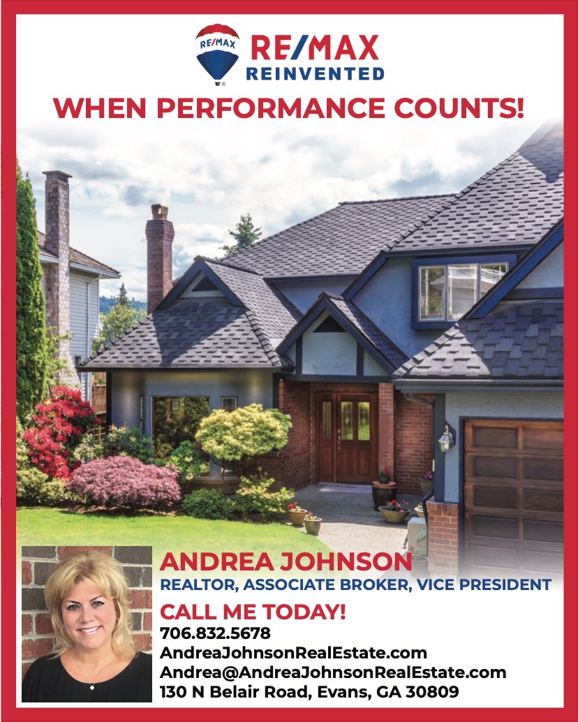AugustaMag's tweet photo. Andrea Johnson gets results! Contact her today! https://t.co/2AvkWXwHqw  #paidpartnership #augustaga #augusta https://t.co/19I1TiJrhw
