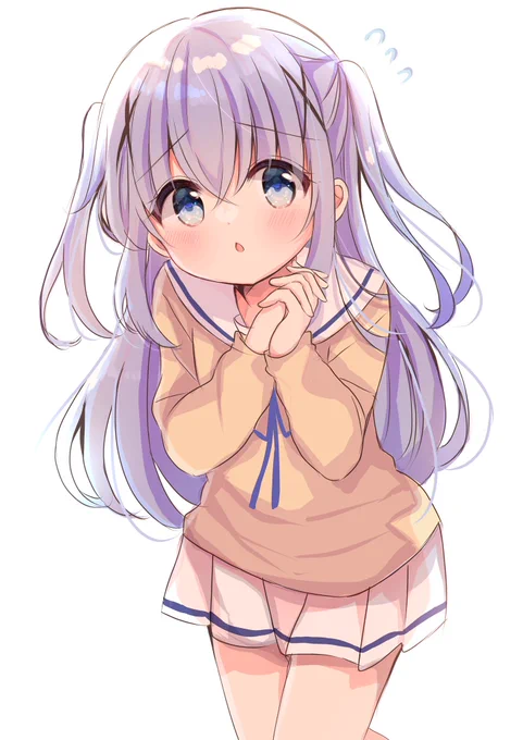 お願いポーズするチノちゃん #gochiusa 