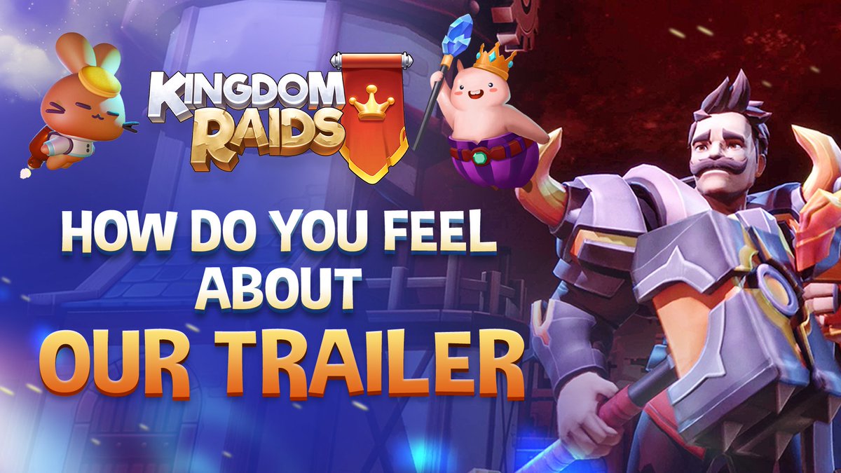 🥞 Introducing 7-day Week of KingdomRaids with $4,500 in Rewards 🥞

Day 2️⃣: How do you feel about our trailer

✅ Join Telegram KingdomRaids:
t.me/kingdomraidsann
t.me/kingdomraidsch…

✅ Comment link Official Trailer &amp; Retweet post with hashtag #KingdomRaids #Pancake #IFO