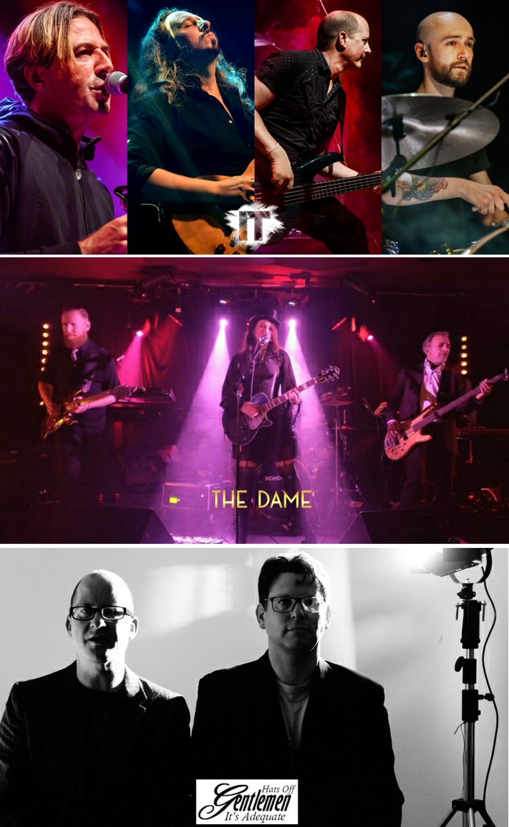 Prog triple header with from the Netherlands The Dame + IT + Hats Off Gentlemen It's Adequate. Fri 2nd Dec '22 Three top live acts for the price of one measly £15 ticket. NorthcourtMusic.Com/whatson.html