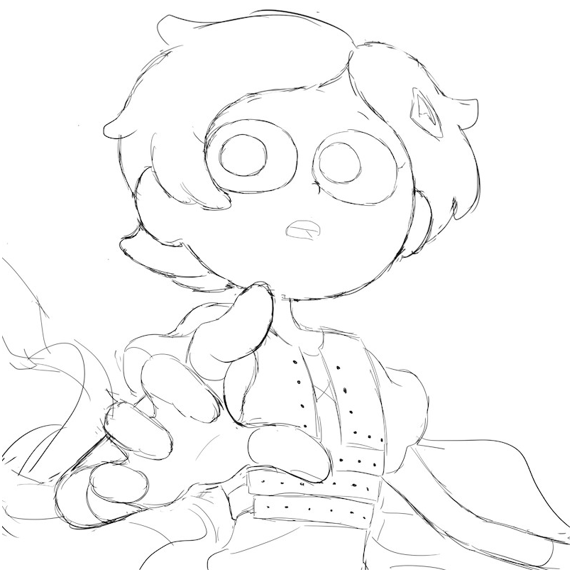 描きかけのまま放置のマーシーの絵。手を伸ばす先にはアンがいる
https://t.co/FIMc7OO7Ce 