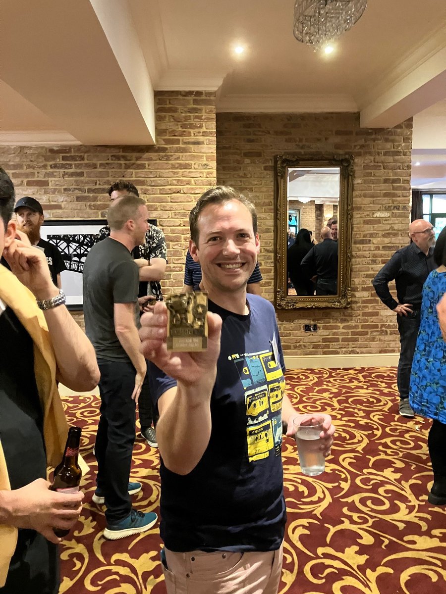 Happy #WorldSmileDay! Here's Alex looking pleased as Punch after his team successfully completed The Crystal Maze at a recent company event 😃