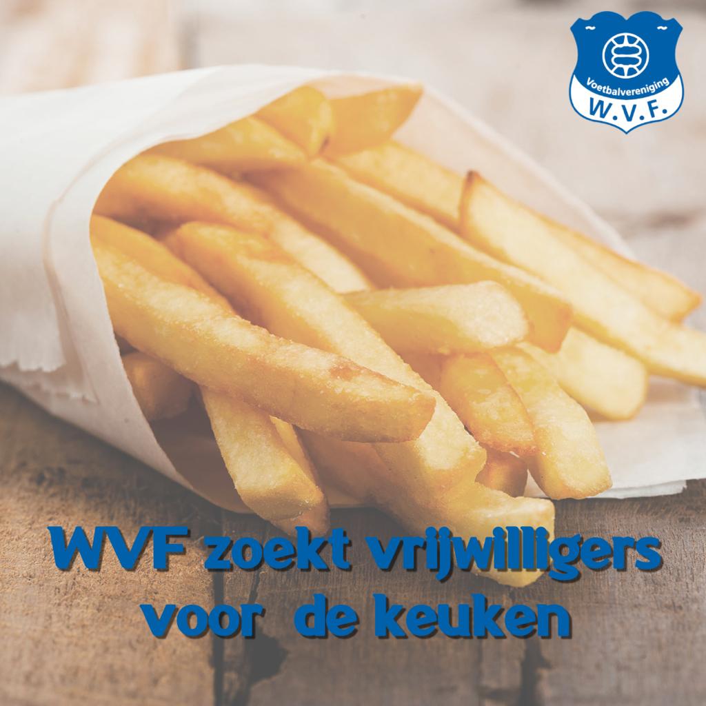 Aanmeldingen kantinediensten.
Voor meer informatie kijk op wvf.nl