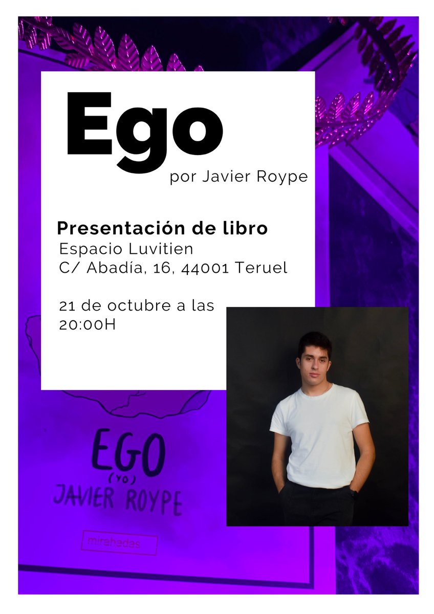 javiroype's tweet photo. Y ya esta aquí, el día 21 a las 20 presento Ego al mundo y no puedo estar más emocionado 🥺 ❤️‍🩹 https://t.co/zhLwOJlw0b