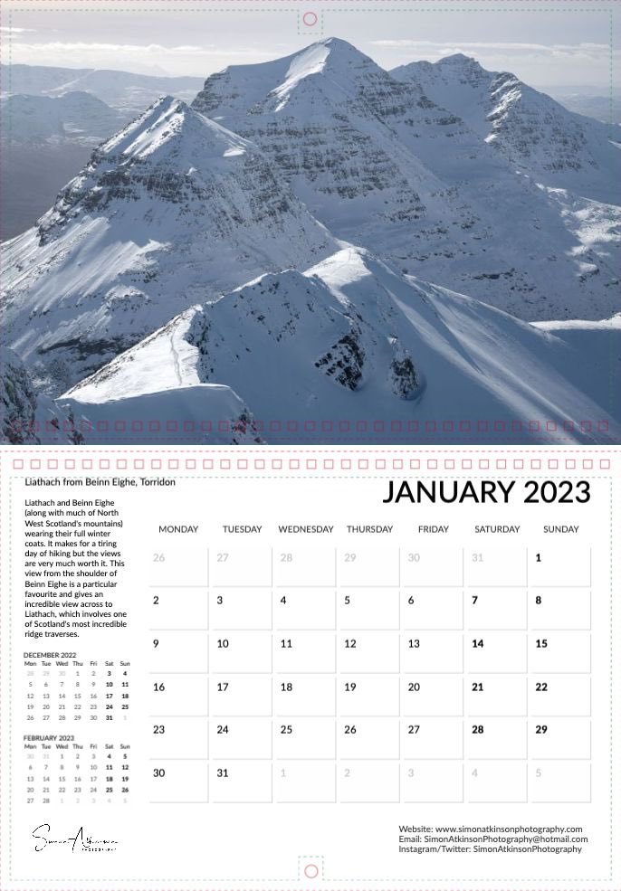 This is Januarys image from my 2023 Calendar. An incredible day in Torridon looking toward Liathach from Beinn Eighe.

Available now:
simonatkinsonphotography.com/shop/2023-moun…