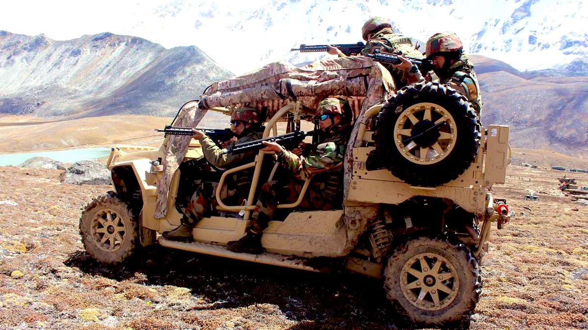 trishakticorps's tweet photo. “I will fight for what I love”

Warriors of #TrishaktiCorps #IndianArmy guarding the borders in Super High Altitude terrain of North #Sikkim 

@adgpi 
@easterncomd https://t.co/GVOJwCbd39