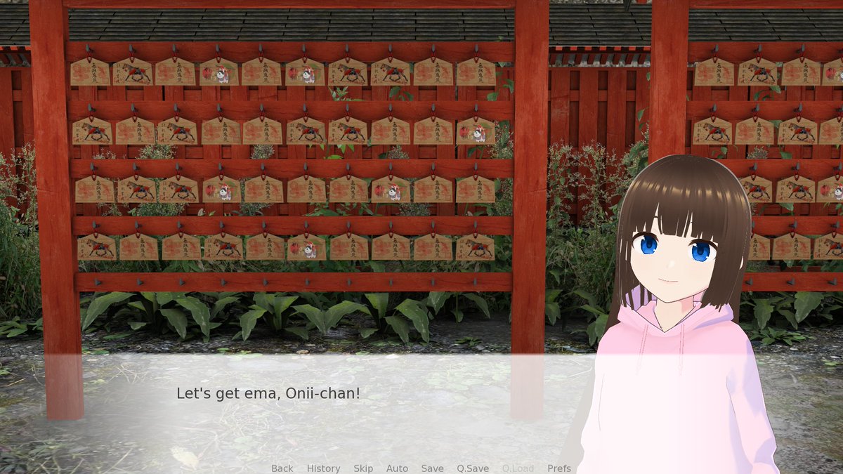"Let's get ema, Onii-chan!" It's time to write down your wish. What will you wish for?
Ryclaw: Hope is 30% off until October 12th! Make your wish today: store.steampowered.com/app/1297340/Ry…
#VisualNovel #RyclawHope #anime #newgame #imouto