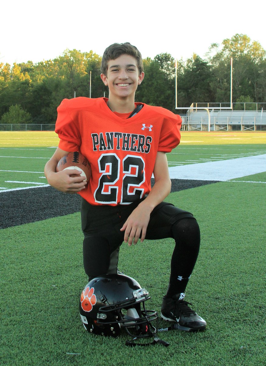 sidelineactions's tweet photo. Here's another senior I had to share, Gianni Magdos. The first time he touched the ball you knew he was going to be special. And man was he fast, nothing has changed. Good Luck tonight Gianni, can't wait to see you on the field. Go Panthers!!🏈🐾 https://t.co/DPfK5obMVQ